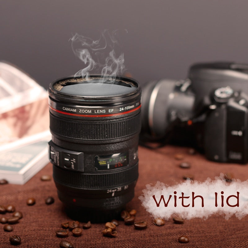 New One New One Canon Dslr Camera Lens 24-105mm 1: 1 Scale Plastic Coffee Tea Cup 400ML Creative Cups And Cups With Lid M102 MUG-09